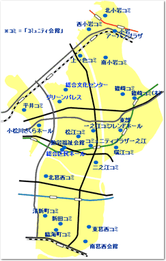 江戸川区文化施設マップ