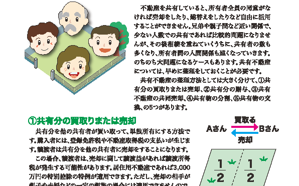 共有不動産の合理的かつ最終的な整理方法とは？