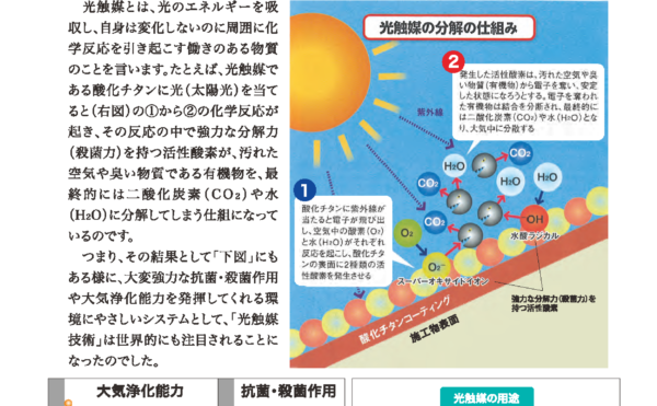 汚れを防ぎ除菌・消臭・清掃作用も！